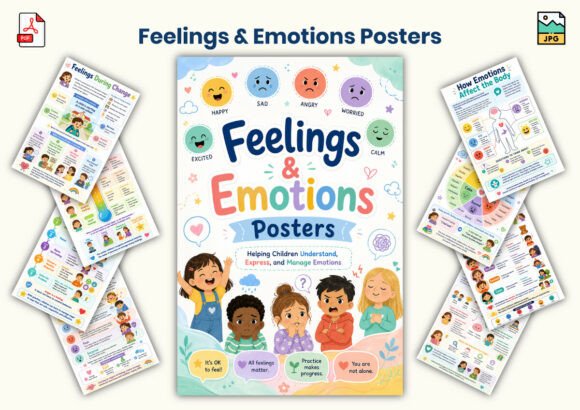 Download Feelings &amp; Emotions Posters - Feelings Collection