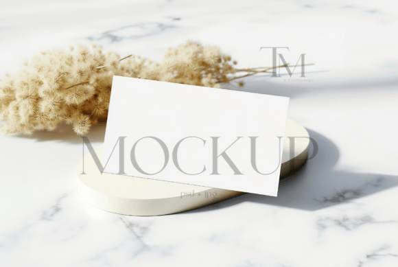 Download Tent Fold Place Card Mockup Name Card - Premium Resources