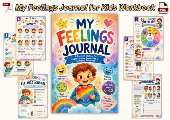 Download My Feelings Journal for Kids Workbook - Feelings Collection