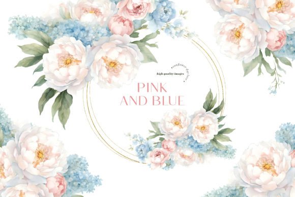Download Blue and Pink Flowers Clipart - Flowers Collection