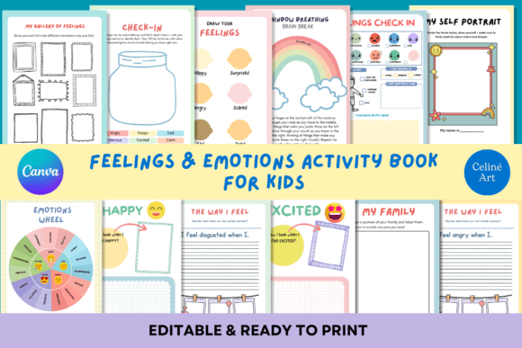 Download EDITABLE FEELINGS ACTIVITY BOOK for KIDS - Feelings Collection